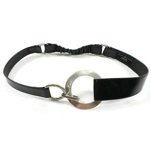 Suzi Roher Lamb Leather Belt Silver Tone Buckle L
